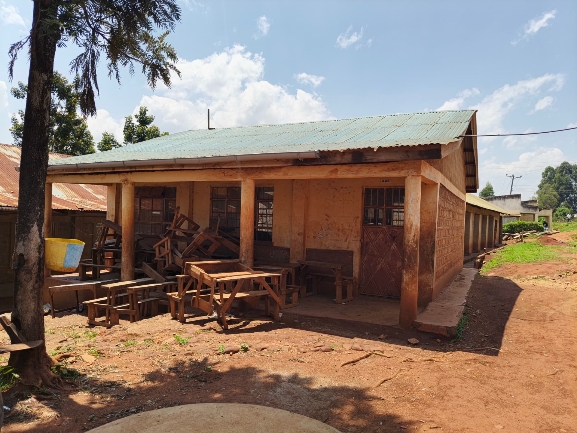 Grade 1 classroom block before renovation